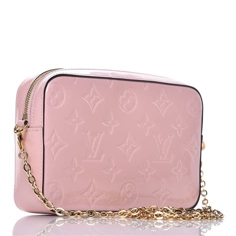 louis vuitton vernis camera pouch|LOUIS VUITTON Vernis Camera Pouch Rose Ballerine.